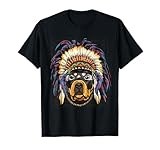 Native Indian Rottweiler Native American Indian Dog Lovers T-Shirt