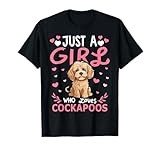 Cockapoo Dog Girls Women Just A Girl Who Loves Cockapoos T-Shirt