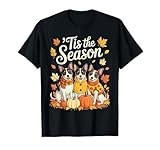 Tis The Season Rat Terrier Fall Autumn Pumpkin Dog T-Shirt