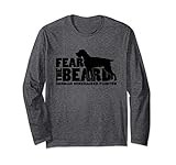 Fear the Beard - German Wirehaired Pointer T-Shirt Long Sleeve T-Shirt