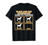Black and Tan Coonhound T-Shirt | Funny Guide To Training T-Shirt