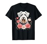 Roses Flowers Sealyham Terrier T-Shirt