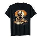 Outdoors Shiloh Shepherd Dog Reading Book Men Women Kids T-Shirt