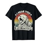 Yawn Maltipoo Maltese I Hear You Im Just Not Listening Retro T-Shirt
