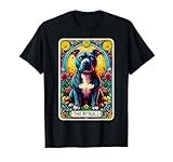The Pitbull Tarot Card Dog Lover American Pit Bull Terrier T-Shirt for Men Women Kids