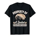 Property Of A Spoiled Anatolian Shepherd Dog Owner Dog Mom T-Shirt for Men Women
