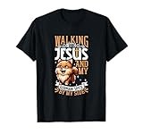 Jesus and dog - German Spitz T-Shirt
