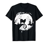 Finnish Lapphund Halloween Costume Moon Silhouette Creepy T-Shirt
