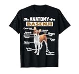 The Anatomy of a Basenji Dog shirt Men Women Kids T-Shirt