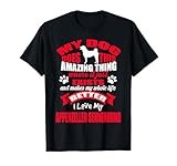 I Love My Appenzeller Sennenhund Dog Funny Puppy Dogs Lover T-Shirt