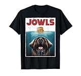 Funny Leonberger Jowls Burger, Gentle Giant Dog Mom, Dog Dad T-Shirt for Men Women Girls Kids
