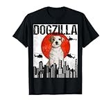 Funny Vintage Japanese Dogzilla Parson Russell Terrier T-Shirt