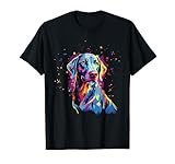 Watercolor Colorful Louisiana Catahoula Leopard Dogs T-Shirt