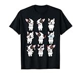 Miniature Bull Terrier Dog Emotions T-Shirt