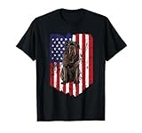 American Flag Neapolitan Mastiff 4th Of July USA T-Shirt