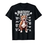 Funny Anatomy American Staffordshire Terrier Dog Amstaff T-Shirt