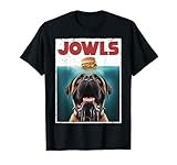 Cute English Mastiff Jowls Burger, Bullmastiff, Dog Mom, Dad T-Shirt
