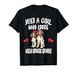 Just A Girl Who Loves Welsh Springer Spaniels Dog T-Shirt