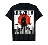Funny Vintage Japanese Dogzilla Schipperke T-Shirt