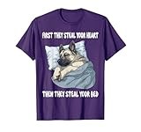 Norwegian Elkhound Sleeping Pajamas Nightgown T-Shirt