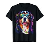 Bernese Mountain Dog Lover Pop Art Funny Mountain Dog T-Shirt