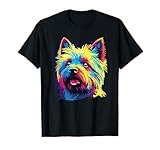 Watercolor Colorful Norwich Terrier Dog Men Women Girls Kids T-Shirt