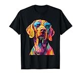 Viszla Lovers Design Pop Art Funny Vizsla Dog T-Shirt
