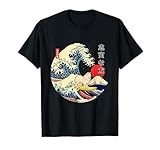 Samoyed Japanese Kanagawa Wave Surf Loyal Dog T-Shirt for Men Women Girls Kids
