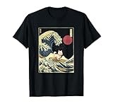 West Highland White Terrier Westie Japanese Kanagawa Wave T-Shirt