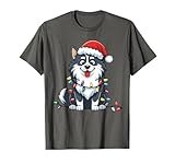 Finnish Lapphund Christmas Lights Xmas Dogs Gifts Men Women T-Shirt