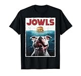Funny American Bulldog Jowls Burger Bully, Dog Mom, Dog Dad T-Shirt