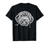 Line Art Portuguese Water Dog Portie T-Shirt