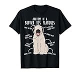 Bouvier Des Flandres Fawn Cream Dog Anatomy, Funny Cute Pet Men Women Kids T-Shirt
