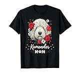Roses Flowers Komondor Hungarian Sheepdog Komondors T-Shirt for Men Women
