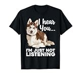Funny Husky Dog Art For Men Women Kids Siberian Husky Lover T-Shirt