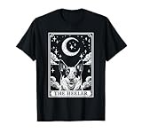 Tarot Card Vintage Crescent Moon Australian Cattle Dog Mom Men Women Kids T-Shirt