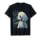 Maltipoo Starry Night Van Gogh Maltipoo Mom Dad Owner T-Shirt