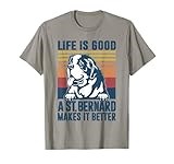 Saint Bernard Gifts For Women Men Dog Mom Dad St Bernard T-Shirt