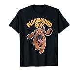 Bloodhound Boy Cute Cartoon for Dog Owners Pet Bloodhound T-Shirt