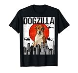 Funny Vintage Japanese Dogzilla English Foxhound T-Shirt