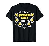 stubborn Japanese Spitz tricks gifts funny t-shirts for Dogs T-Shirt