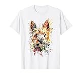 Norwich Terrier Dog Graphic Pet Illustration Norwich Terrier Men Women Kids T-Shirt