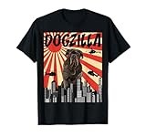 Funny Retro Japanese Dogzilla Neapolitan Mastiff T-Shirt