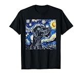 Great Dane Dog Van Gogh Style Starry Night Men Women Girls Kids T-Shirt