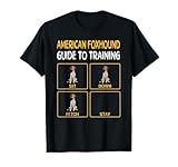 Funny American Foxhound Guide To Training Dog Obedience T-Shirt