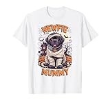 Newfoundland Funny Halloween Costume Dog Owner Newfie Mummy T-Shirt