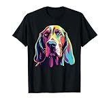 Watercolor Colorful Bracco Italiano Dog T-Shirt for Men Women Kids