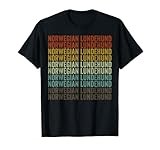 Norwegian Lundehund Retro T-Shirt