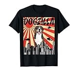 Funny Retro Japanese Dogzilla Greater Swiss Mountain Dog Men Women T-Shirt
