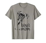 BOXER MOM DOG FACE T-SHIRT - DOG LOVERS BOXER MOM GIFT SHIRT T-Shirt